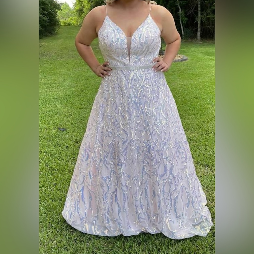 Tera Lee Design Light Pink Prom Dress